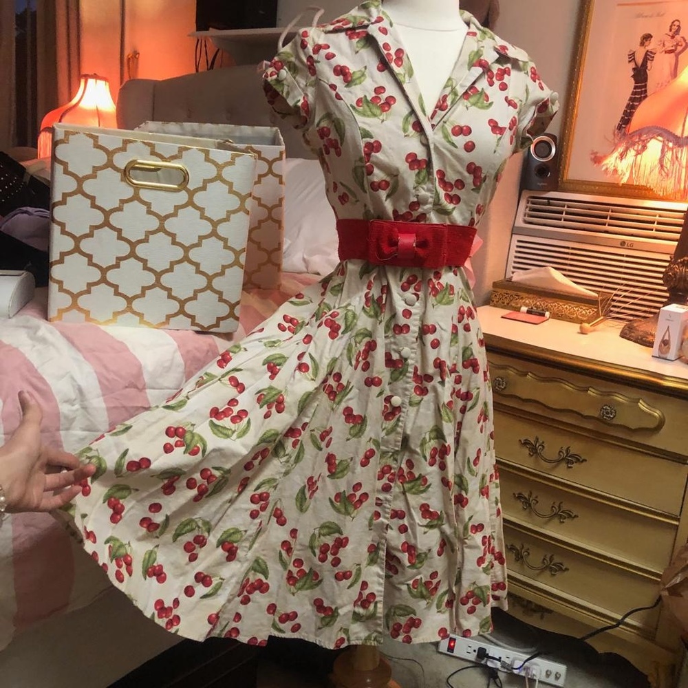 Printed Vintage Dress